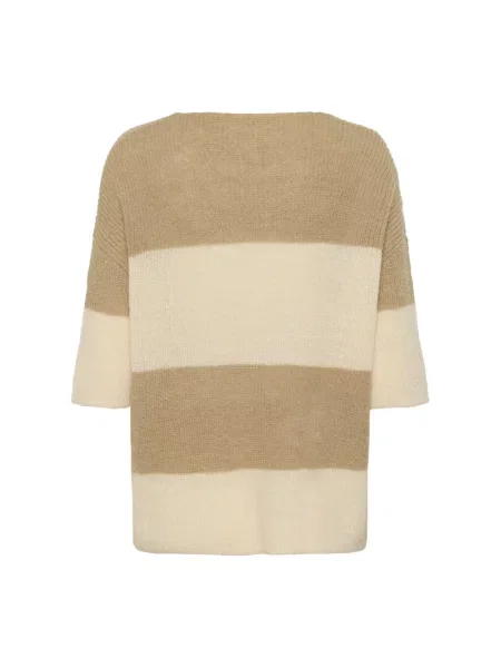 Dzianinowy sweter Soaked In Luxury beżowy