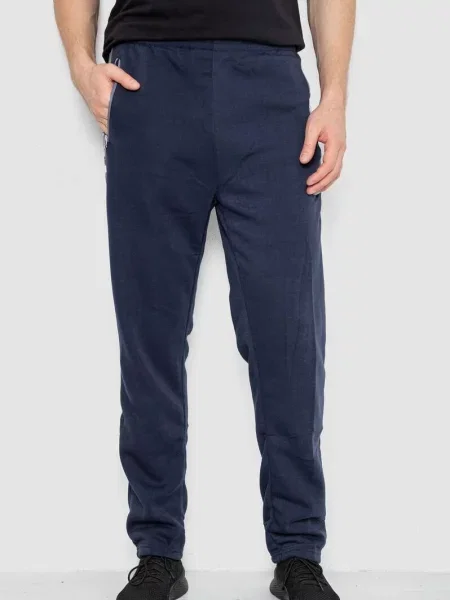 Штани спортивні Ager темно-синій бавовна/поліестер сині