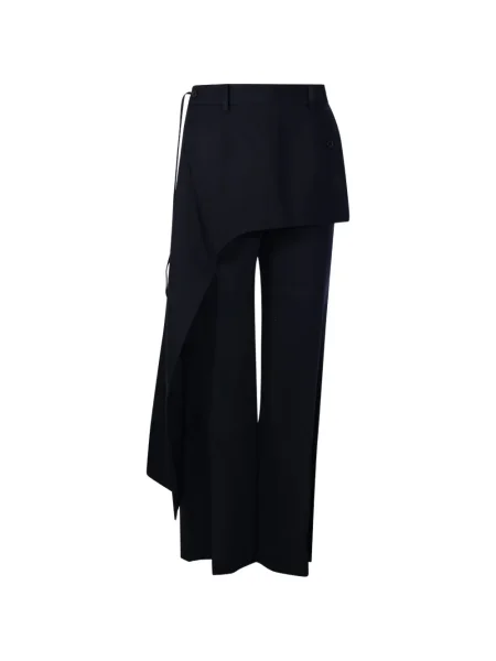 Pantaloni Re Code asimetrice albastru