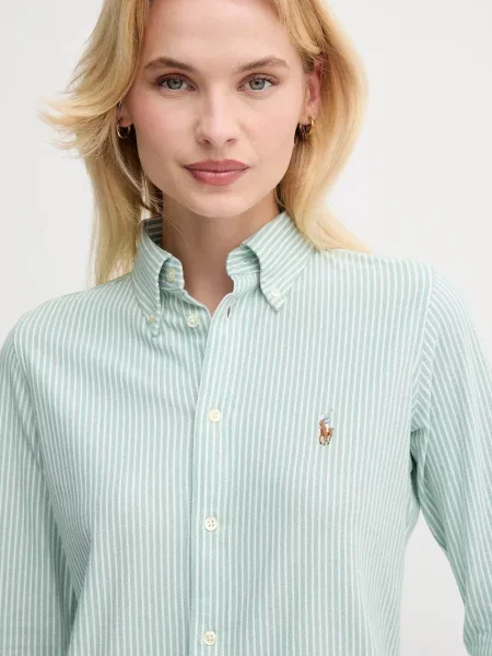 Классическая ошейниковый рубашка Polo Ralph Lauren белая