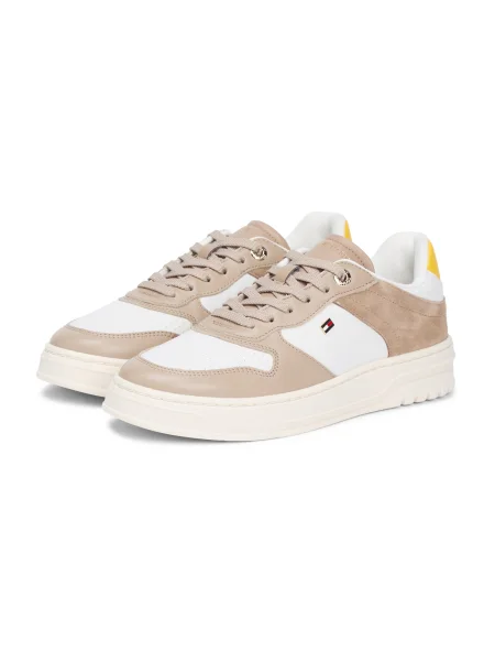Sneakers Tommy Hilfiger Th Sporty Cupsole Tumbled Ltr bej