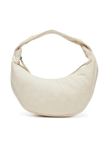 Calvin Klein Geantă Ckj Monogram Pinched Medium Shou Écru bej