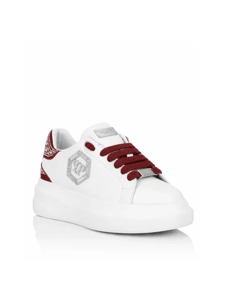 Sneakersy Philipp Plein skórzane białe