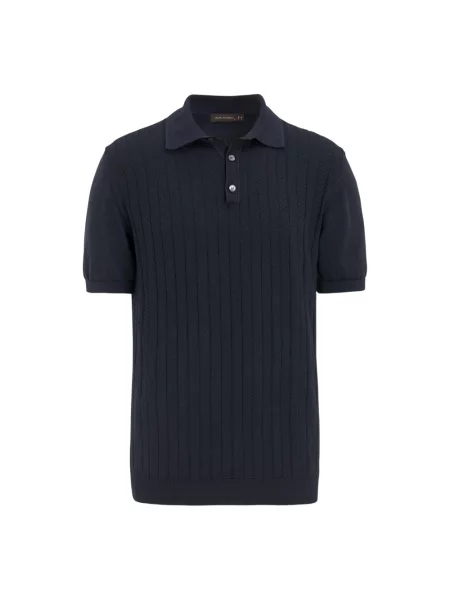 Polo Oscar Jacobson w paski niebieskie