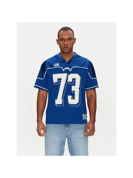 Puma Póló Dress Code Football Relaxed Fit kék