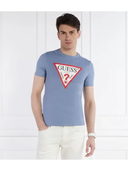 GUESS Tricou albastru
