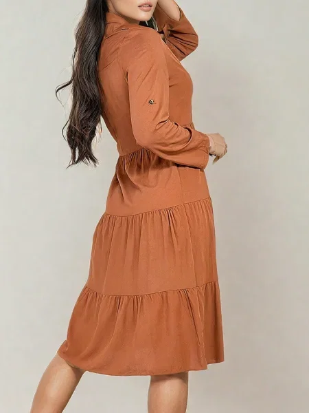 Rochie midi Resti până la genunchi de costum