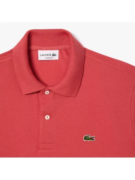Поло Lacoste розовое