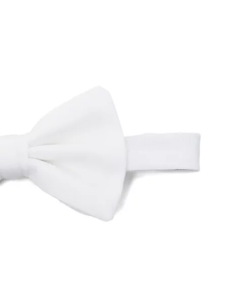 Cravată Emporio Armani cu funde alb