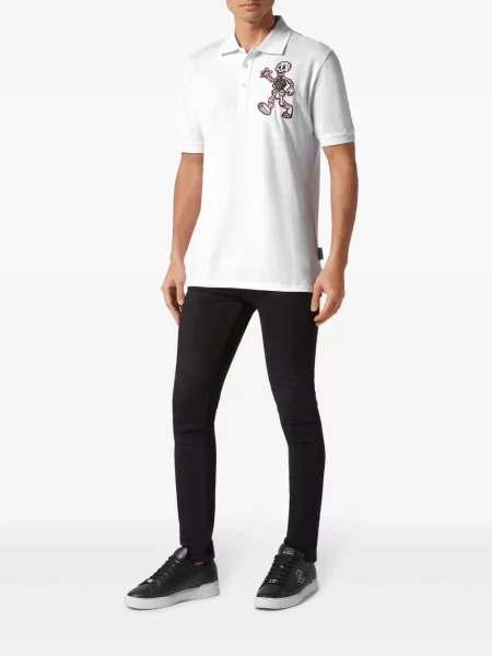 Polo marškinėliai Philipp Plein balta