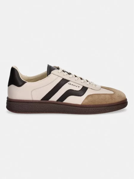 Gant Cuzmo sneakers pentru bărbați din piele bej