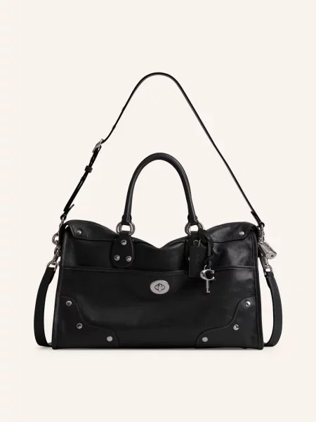 Shopper kabelka Coach černá
