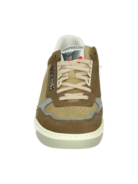 Sneakersy Mephisto skórzane brązowe