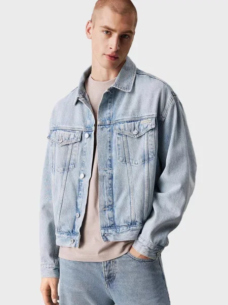 Джинсовая куртка Calvin Klein Jeans голубая