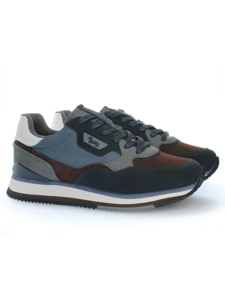 Sneakersy Harmont & Blaine zamszowe niebieskie