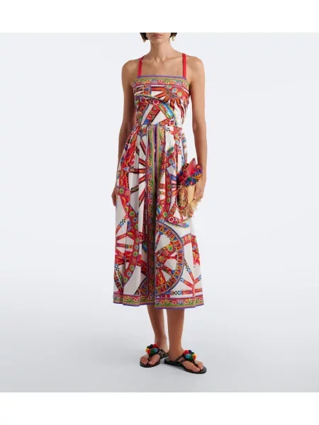 Rochie midi Dolce&gabbana din poplin