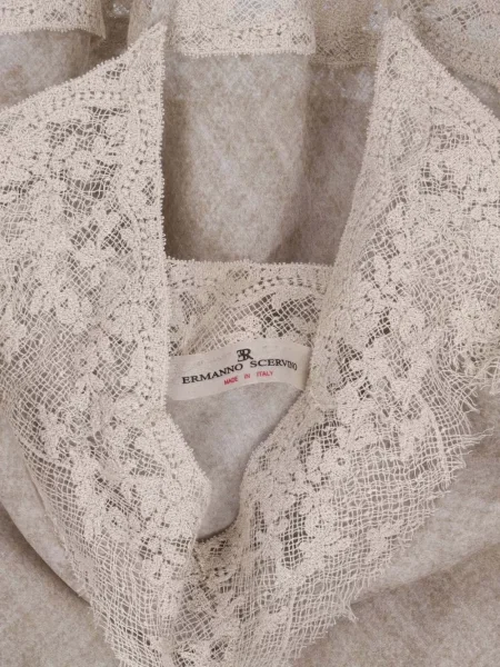 Top Ermanno Scervino de mătase gri