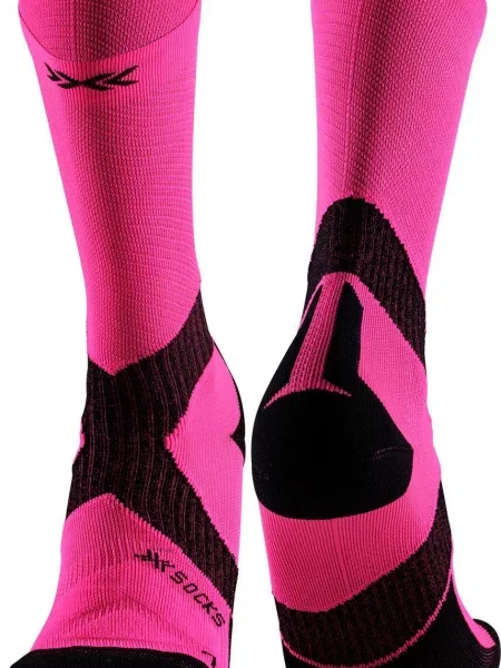 Skarpety rowerowe X-Socks Bike Expert Crew różowe