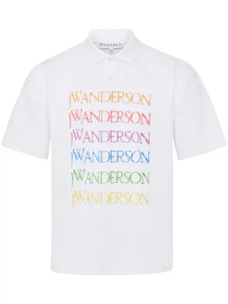Polo Jw Anderson cu imagine alb