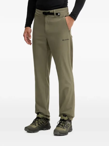 Pantaloni Columbia cu imagine verde