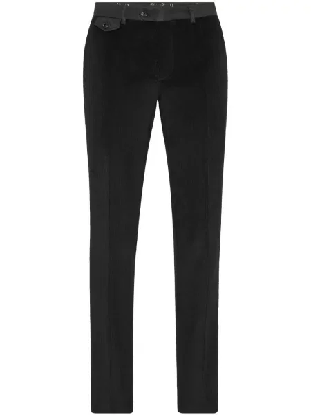 Pantaloni Billionaire de catifea negru