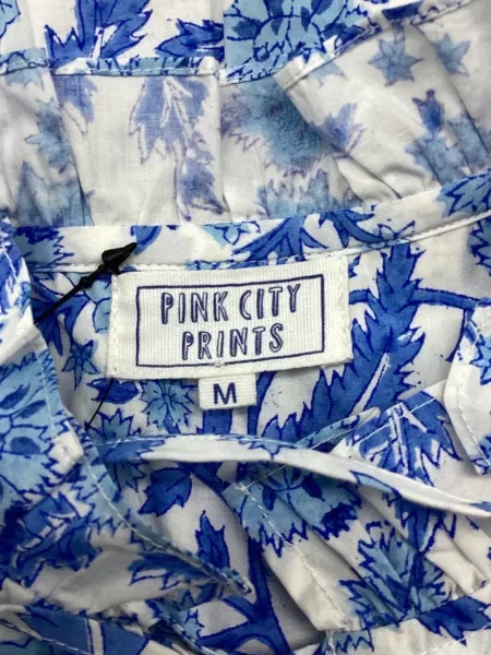 Rochie Pink City Prints alb