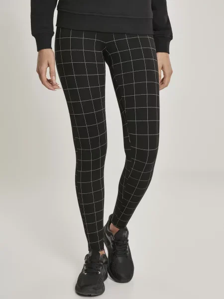Legginsy Urban Classics z wysoką talią białe