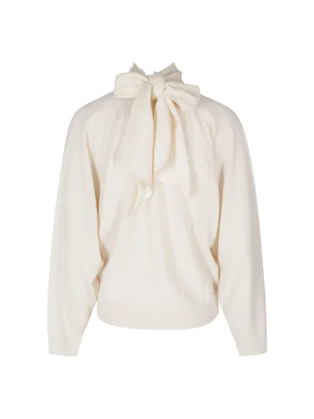 Sweter Semicouture wełniany beżowy