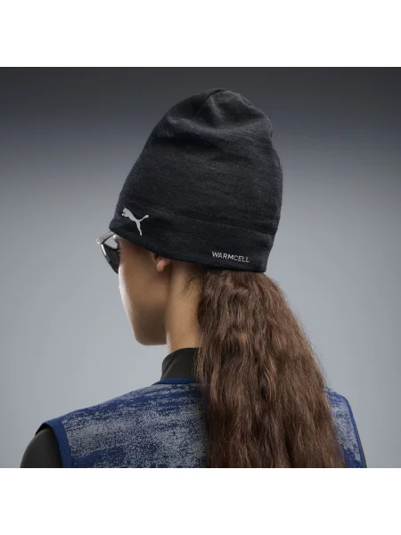 Puma czapka z wełną RACE DAY Merino czarna