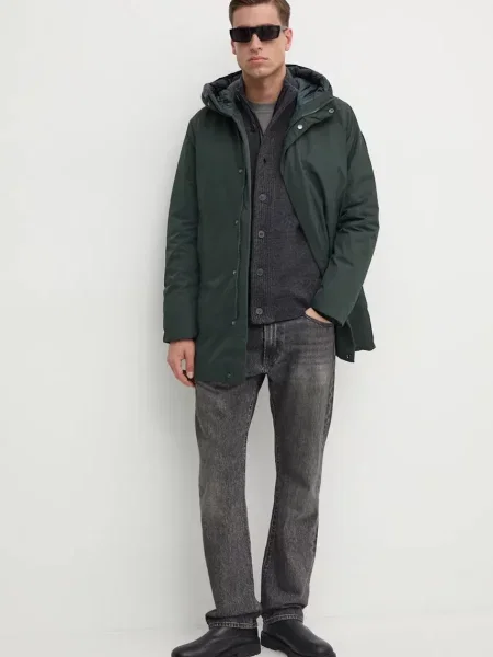 Вовняний кардиган Barbour сірий