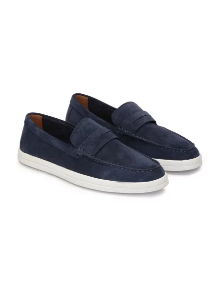 Sneakersy Kazar zamszowe niebieskie