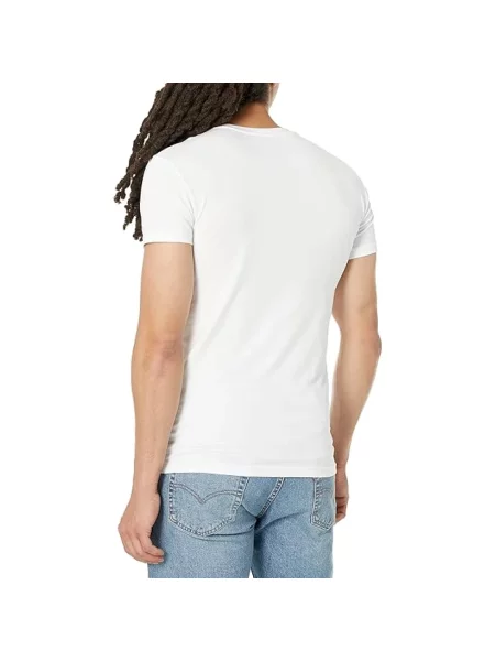 Koszulka Emporio Armani z logo biała