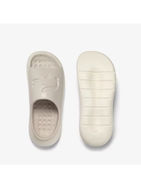 Шлепанцы Lacoste бежевые