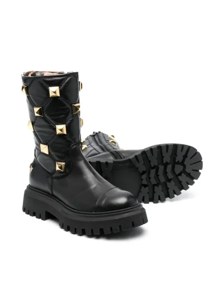 Botki dziecięce Philipp Plein czarne