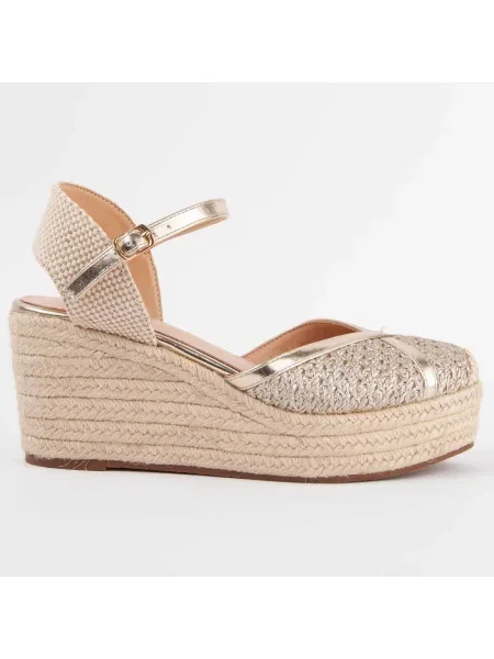 Pantofi Montevita auriu