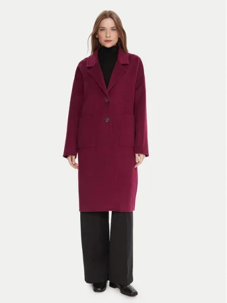 United Colors Of Benetton Вълнено палто виолетов