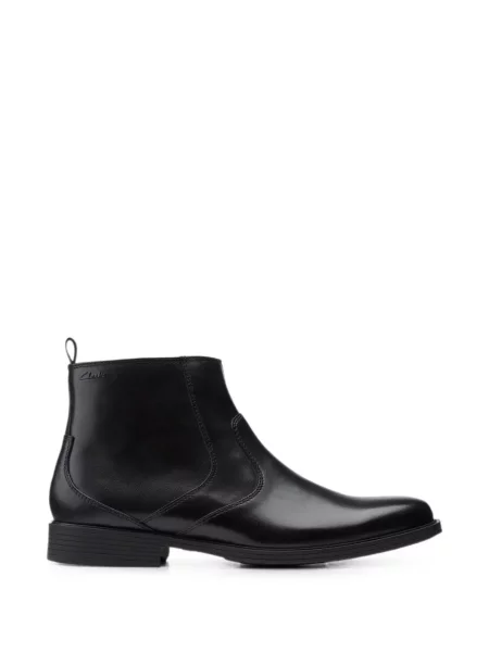 Cizme scurte Clarks Originals din piele negru