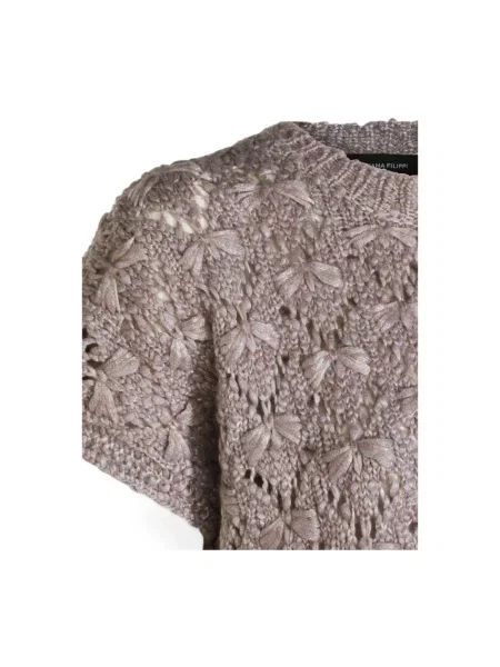 Sweter Fabiana Filippi szary