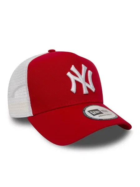 New Era Cap Clean Trucker 2 New York Yankees Scarlet/ White roșu