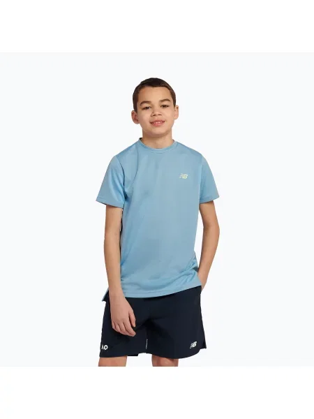 Gyerek póló New Balance Athletic Tee still water. Méret: cm kék