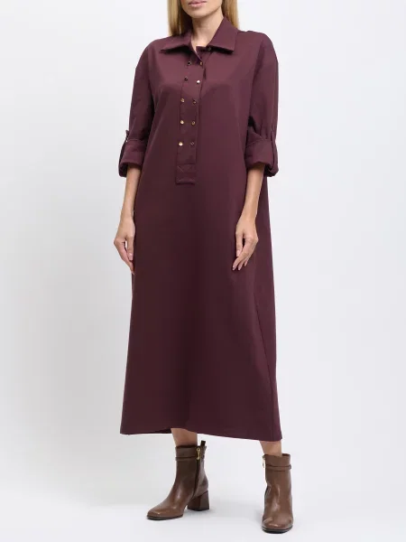 Платье Clothe бордовое