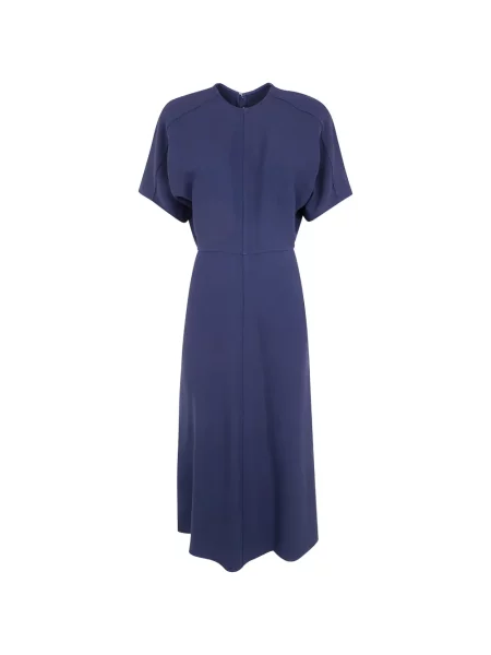 Scurt rochie midi Victoria Beckham albastru