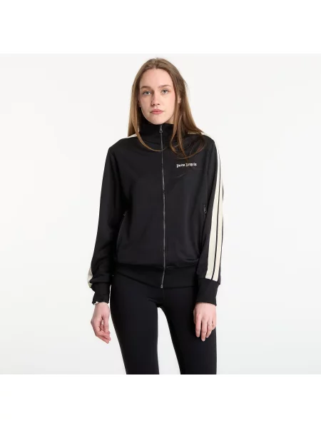 Klasická bežecká bunda Palm Angels s autogramom biela