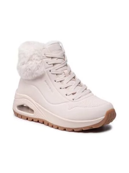 Polokozačky Skechers béžové