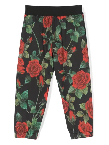 Dětské kalhoty Dolce & Gabbana černé