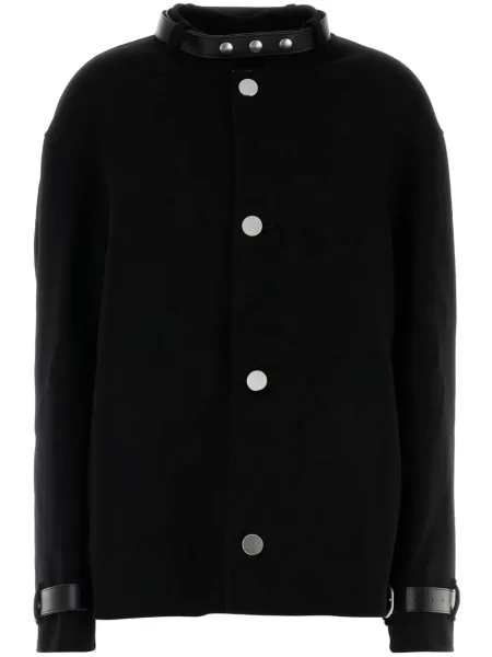Geacă Jil Sander din cașmir negru