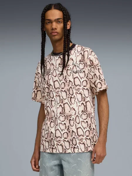 Футболка PUMA x A$ap Rocky Snake Tee комбінований верх білий
