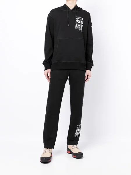 Majica s kapuljačom White Mountaineering s printom bijela