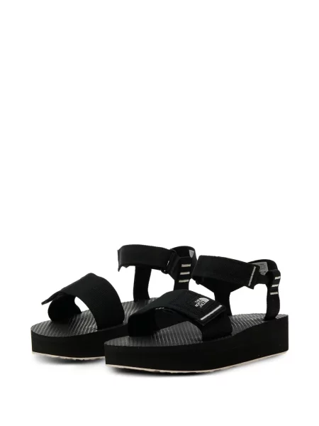 Sandale The North Face cu platformă cu bretele negru