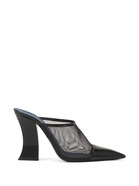 Pantofi cu toc Lanvin plasă alb